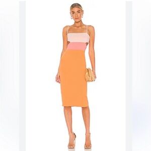Susana Monaco color block dress